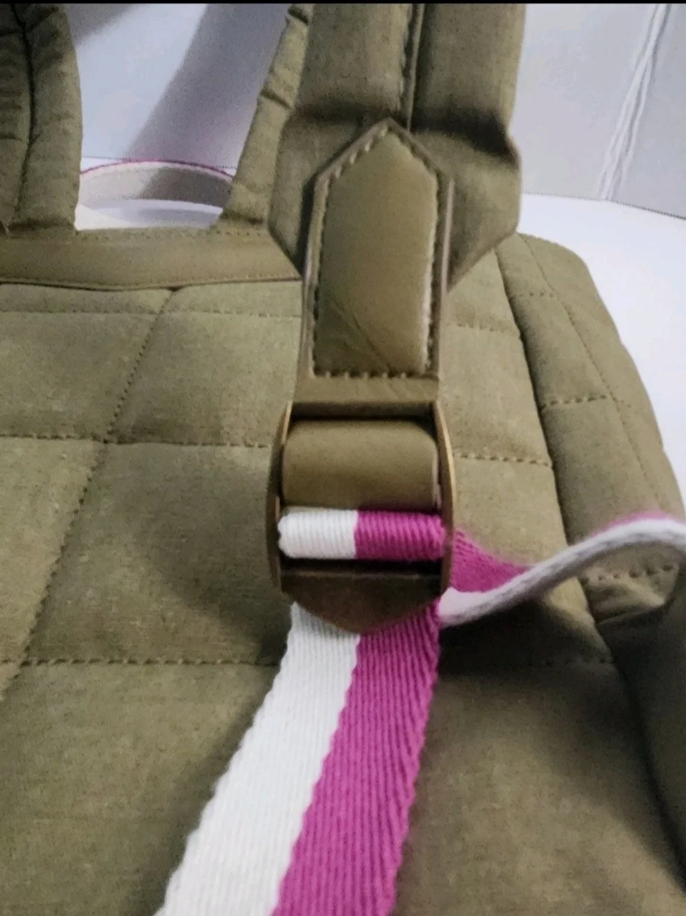 Universal Thread Mini Paxton Backpack Quilted, Olive Green